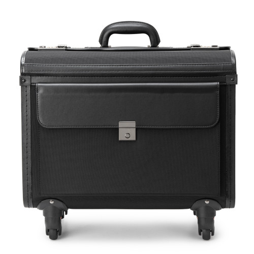Alpine Swiss Wheeled Briefcase | Rolling Briefcase Locking